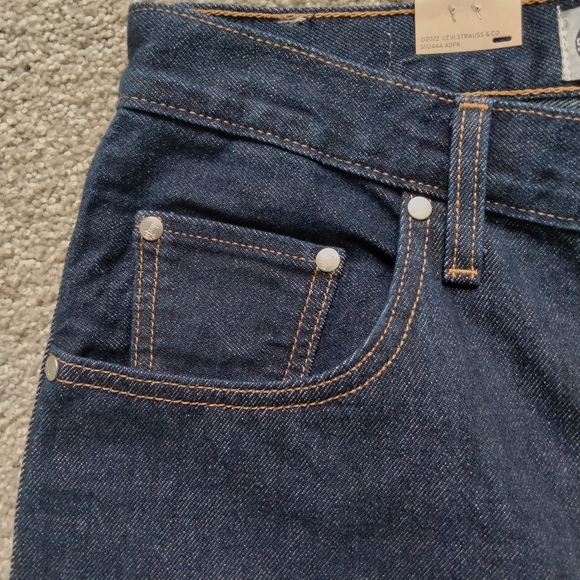 Levi's Silvertab '94 Baggy Dark Wash Wide Leg High Waist Jeans Size 29 - Picture 9 of 15